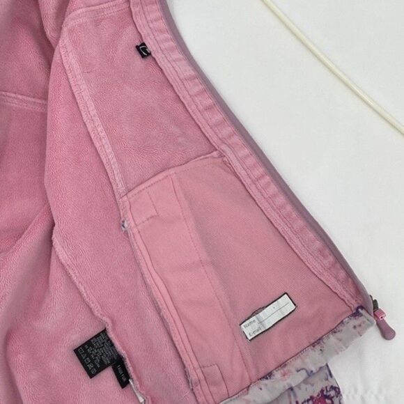 Snozu Girl's Printed Stretch Long Sleeve Full Zip Hooded Jacket Pink L 14/16 - Picture 8 of 8